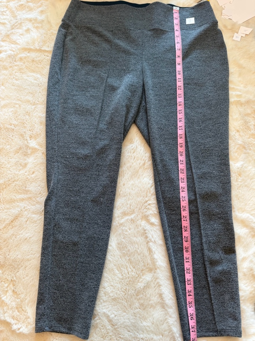 🖤 Nine West Gray Textured Pull-On Pants | Size XXL